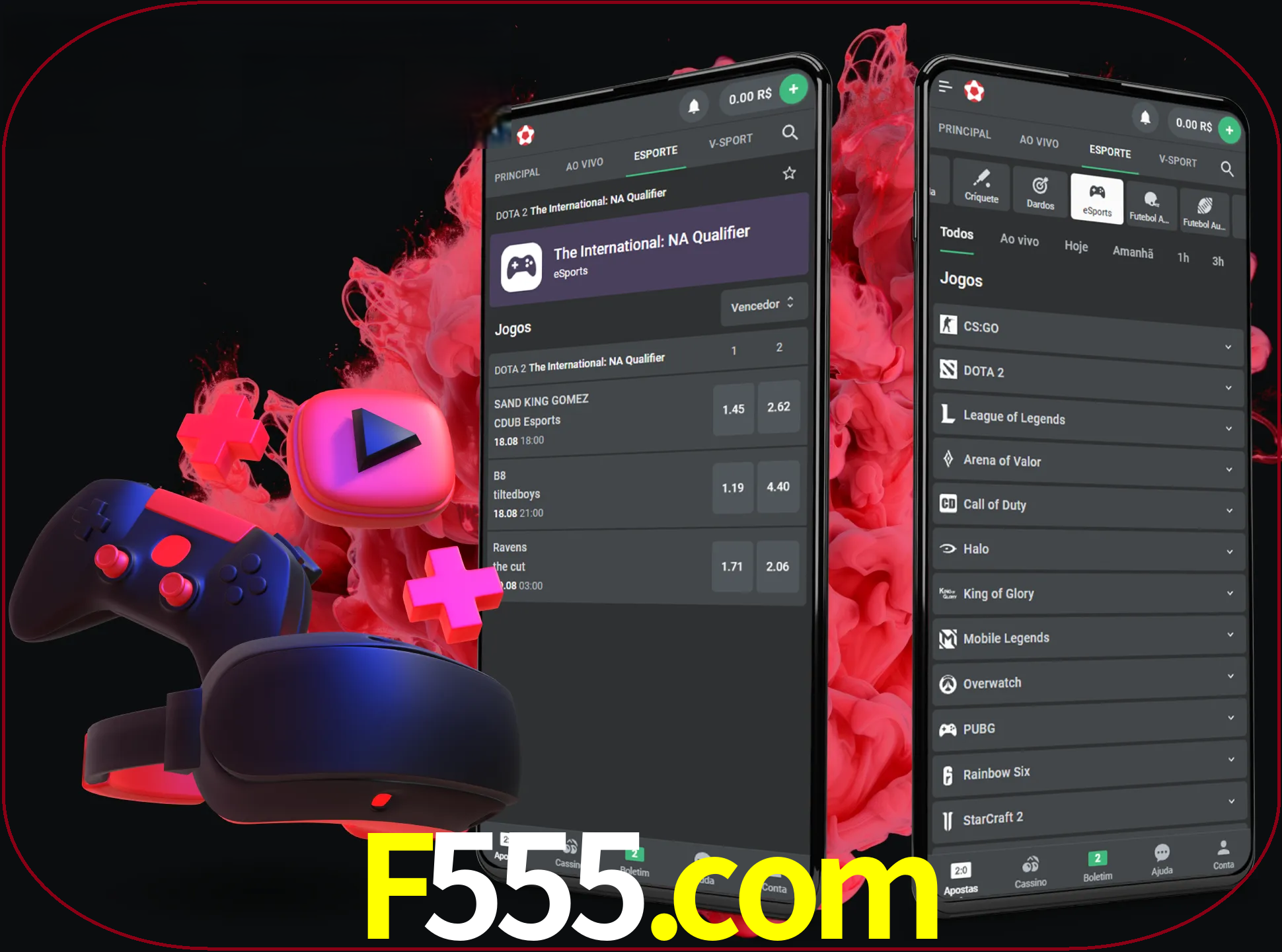 Para ter a aplicação móvel f555 no seu smartphone, basta descarregar o ficheiro apk e seguir as instruções.
