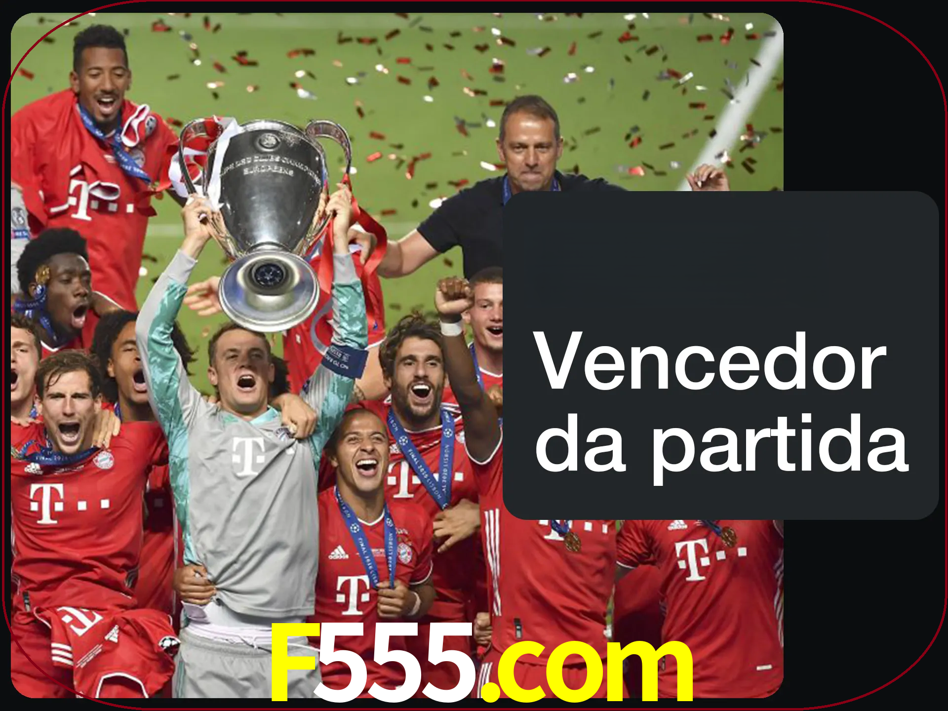 Aposte no vencedor e ganhe uma grande quantia de dinheiro.