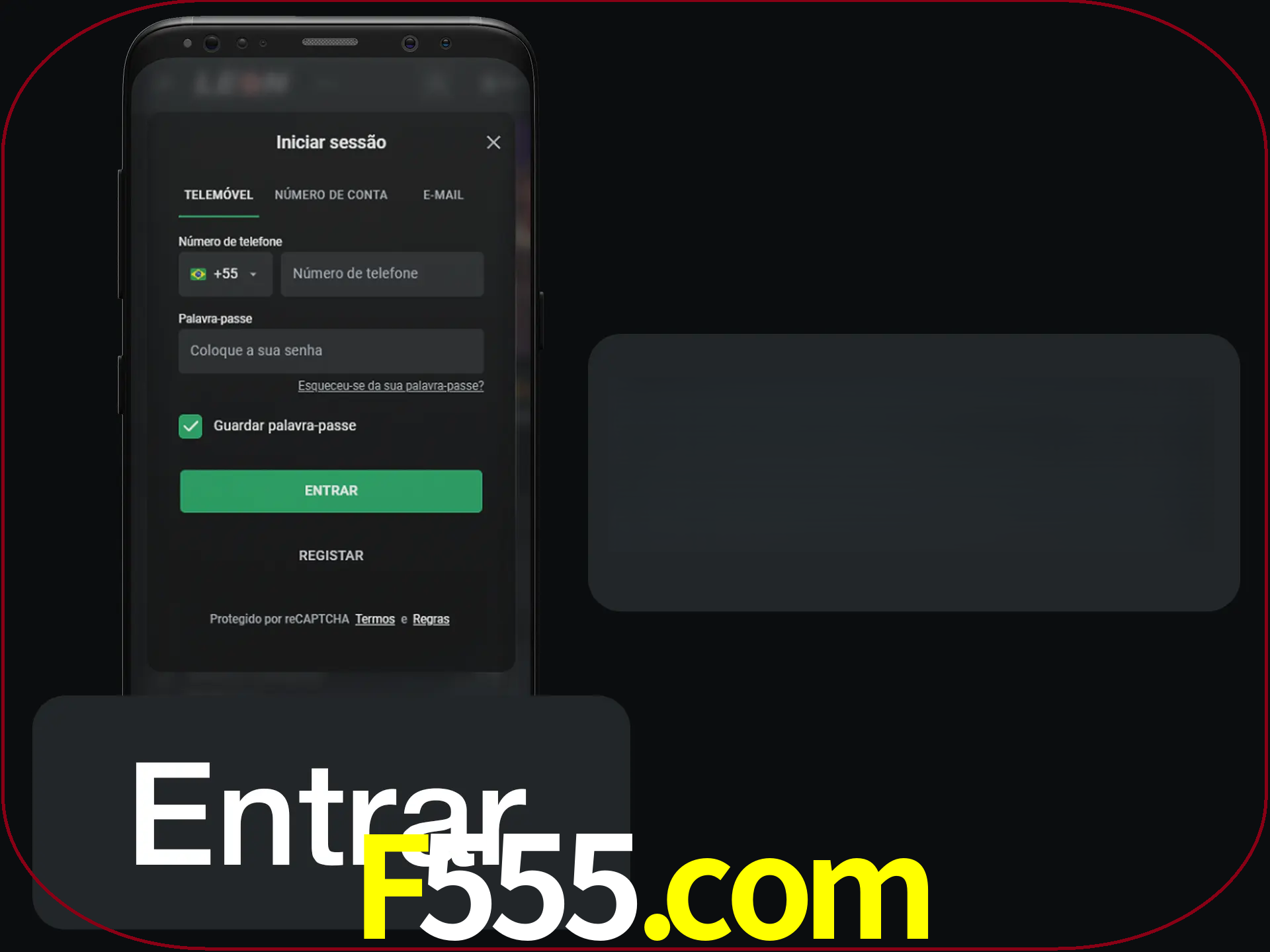 Faça o login para começar a apostar e jogar no cassino.