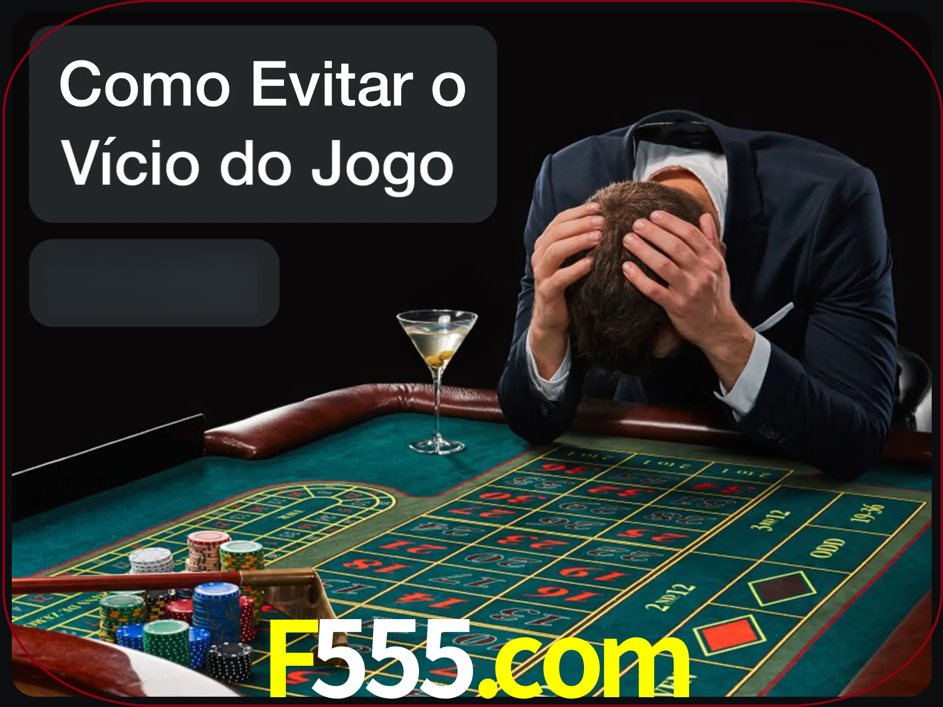 Você é responsável por cada uma de suas apostas.